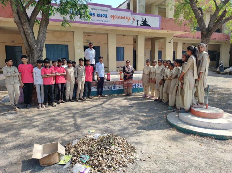 વિદ્યાર્થીઓની સુરક્ષા માટે મહત્વપૂર્ણ પહેલ – સુલતાનપુરની શ્રી માધ્યમિક શાળામાં ફાયર સેફ્ટી અવેરનેસ કાર્યક્રમ સાથે લાઈવ ડેમો યોજાયો.