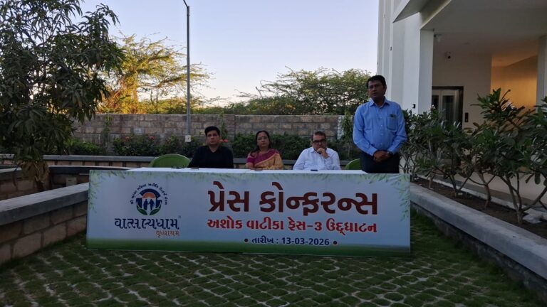 જામનગર નજીક વાત્સલ્યધામ વૃદ્ધાશ્રમમાં ‘અશોક વાટિકા – ફેઝ ૩’નું ભવ્ય ઉદ્ઘાટન: માનવતા અને સેવા ભાવનાનું અનોખું પ્રતિક.