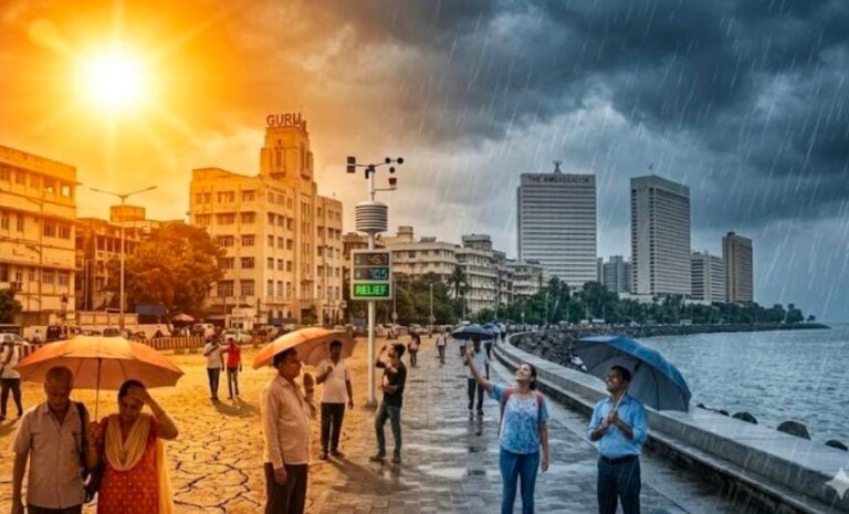 ગરમીથી ત્રસ્ત મુંબઈને રાહતના સંકેત – બુધ અને ગુરુવારે કમોસમી વરસાદની આગાહી, થાણે અને પાલઘર સહિત કોંકણમાં યલો અલર્ટ.