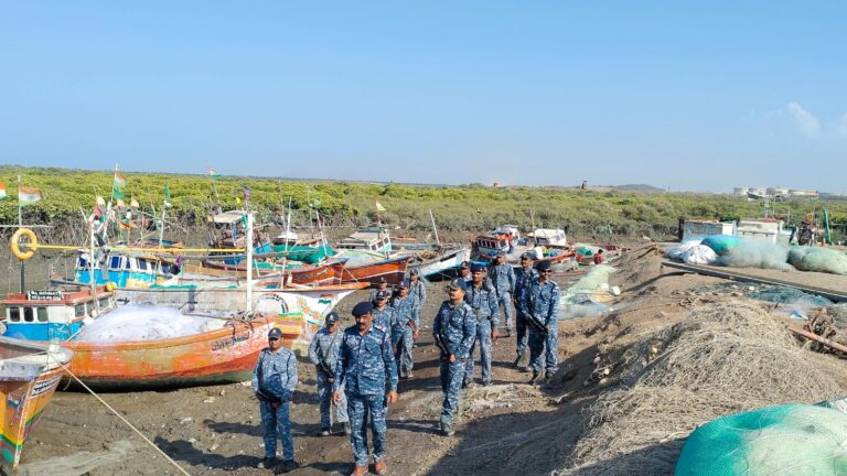 વેસ્ટ એશિયામાં તણાવ વચ્ચે જામનગરમાં દરિયાઈ સુરક્ષા સઘન: મરીન ટાસ્ક ફોર્સ દ્વારા ‘સઘન કોસ્ટલ પેટ્રોલિંગ’ અભિયાન.