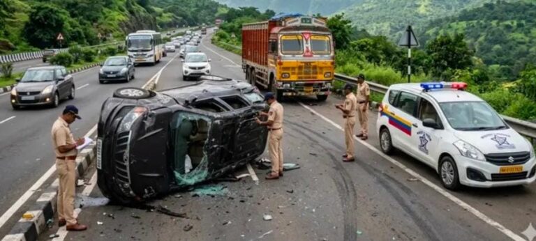 મુંબઈ-પુણે એક્સપ્રેસવે પર મોતનો સિલસિલો: આઈઆઈટીના ત્રણ યુવાનોના કરૂણ અંતે સુરક્ષાને લઈને ઉઠ્યા ગંભીર પ્રશ્નો