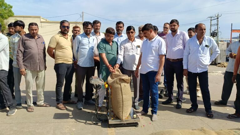 હાપા યાર્ડમાં ટેકાના ભાવે ચણા-રાયડાની ખરીદીનો ભવ્ય પ્રારંભઃ ખેડૂતોને ન્યાયસંગત ભાવની ખાતરી.