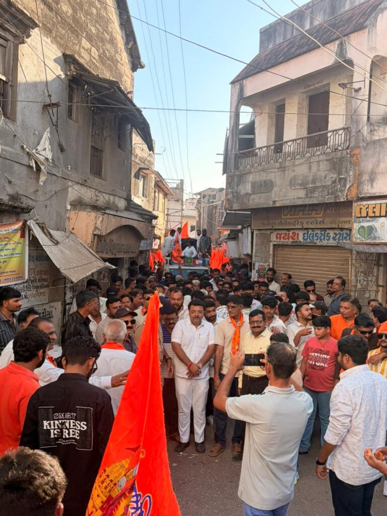 ભાણવડમાં ભક્તિરસથી ગુંજ્યો રામનવમી મહોત્સવ — ભવ્ય શોભાયાત્રામાં “જય શ્રીરામ”ના નાદથી ગુંજ્યો શહેર.