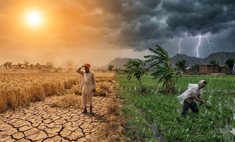 “ગરમી વચ્ચે માવઠાનું સંકટ! આગામી 3 દિવસ ગુજરાતમાં ગાજવીજ સાથે વરસાદ, ખેડૂતો માટે ચિંતા વધી”