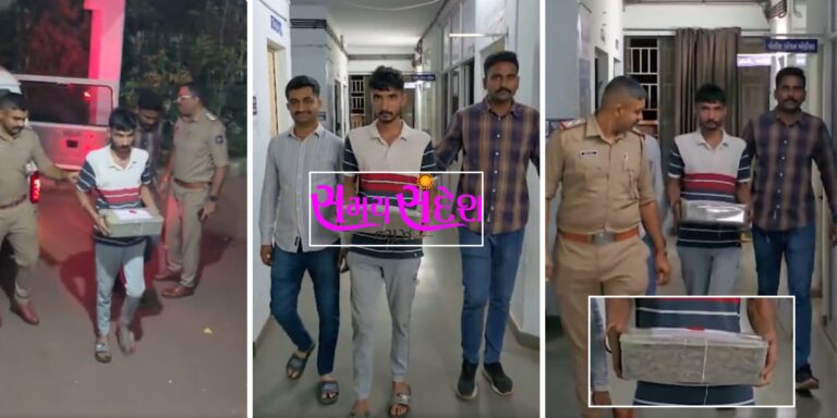 રાજકોટ પોલીસનું ‘Say No To Drugs’ મિશન વધુ સક્રિય – ભક્તિનગર પોલીસે ૮૭ હજારના ગાંજાના જથ્થા સાથે શખ્સને ઝડપી પાડ્યો