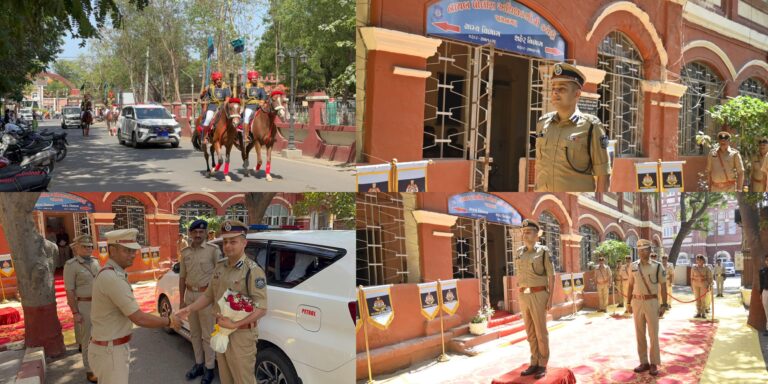 જામનગરમાં રેન્જ IG નિર્લદીપ રાયનું આગમન – ગાર્ડ ઓફ ઓનર સાથે ભવ્ય સ્વાગત, પોલીસ તંત્રમાં નવી દિશા અને સક્રિયતા તરફ એક પગલું.