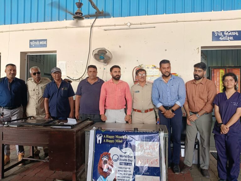 જામનગર ડેપો ખાતે આરોગ્ય જાગૃતિ અભિયાન: કેન્સર અંગે માર્ગદર્શન અને બચાવ માટે મહત્વપૂર્ણ ઉપાયો સમજાવવામાં આવ્યા.