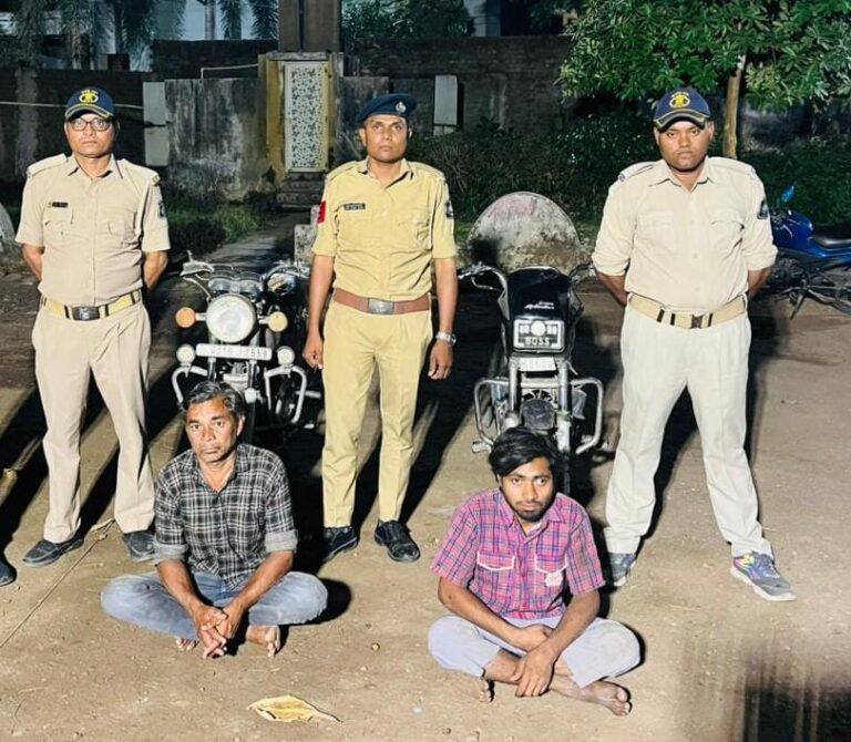 બારડોલી રૂરલ પોલીસની ચુસ્ત કામગીરી: બે મોટરસાયકલ ચોરીના આરોપીઓ ઝડપાયા, 20 હજારનો મુદ્દામાલ કબ્જે