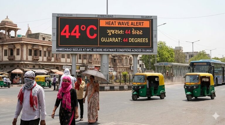 ગુજરાતમાં ગરમીનો કાળો કાળ: