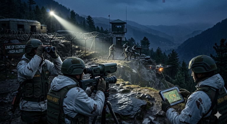 એલઓસી પર વધતી તણાવપૂર્ણ સ્થિતિ: પાકિસ્તાનના 70 લોન્ચપેડ સક્રિય, 800 આતંકવાદીઓ ઘૂસણખોરી માટે તૈયાર—ભારતીય સુરક્ષા એજન્સીઓ હાઈ એલર્ટ પર.