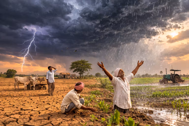 ગુજરાતમાં કમોસમી વરસાદની ચેતવણી — દ્વારકા થી કચ્છ સુધી ૫ જિલ્લાઓ એલર્ટ પર, માછીમારોને દરિયો નહીં ખેડવા સૂચના, ખેડૂતોમાં ચિંતા વ્યાપી.