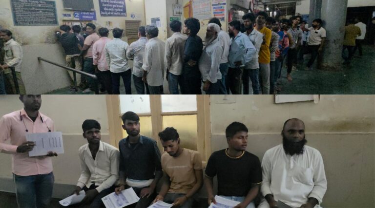 “અંધારામાં બનેલું ભોજન બન્યું ઝેર!” – મોટી ખાવડી લેબર કોલોનીમાં ફૂડ પોઈઝનિંગથી 100થી વધુ મજૂરો બીમાર, 47 ગંભીર રીતે અસરગ્રસ્ત