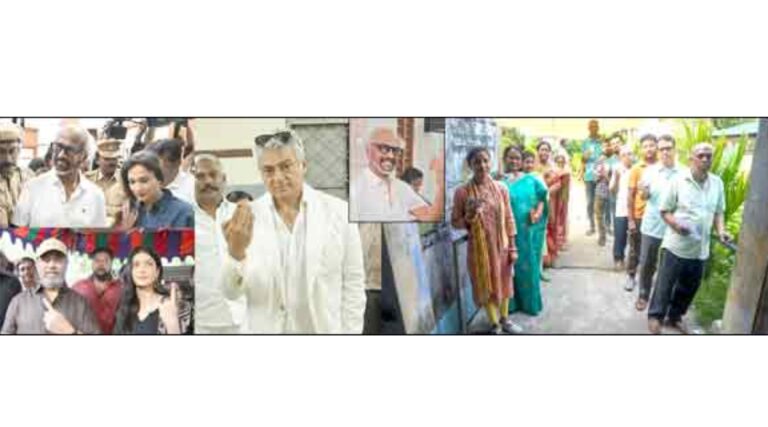 “હિંસા વચ્ચે લોકશાહીનો જશ્ન: બંગાળમાં બોમ્બ-બખેડા, તમિલનાડુમાં ફિલ્મી સ્ટાઈલમાં મતદાન—રજનીકાંત-કમલ હાસનથી લઈને યુવા મતદારો સુધી ઉત્સાહની લહેર”