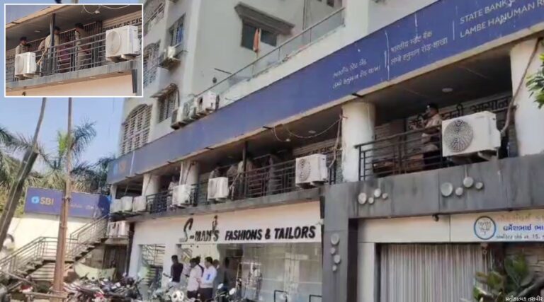 “સુરતના વરાછામાં SBI બેંકમાં દિવસદાઢે ધાડ: હથિયારના જોરે 50 લાખની લૂંટથી શહેરમાં ચકચાર, ચાર લૂંટારુઓની શોધખોળ માટે પોલીસનું મેગા ઓપરેશન”