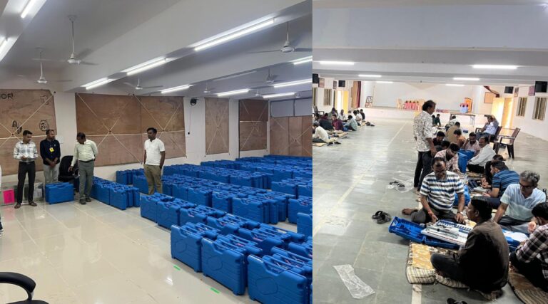 જામનગરમાં ચૂંટણીની તૈયારીઓ પૂરજોશમાં — ૨૧૩૭ ઈવીએમનું ૧૦૦% કમિશનિંગ પૂર્ણ, લોકશાહી મહાપર્વ માટે તંત્ર સજ્જ