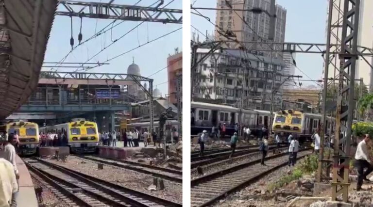 મુંબઈ CSMT પર મોટી દુર્ઘટના ટળી: એક જ ટ્રેક પર આવી સામસામે બે લોકલ ટ્રેનો, સિગ્નલ સિસ્ટમ અને મોટરમેનની સતર્કતાએ બચાવ્યા હજારો જીવ.